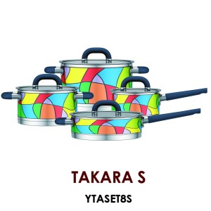 Yamateru Takara S Набор посуды из 8 предметов